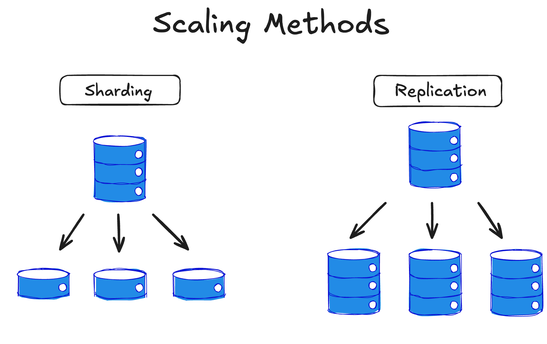 Sharding vs Replication