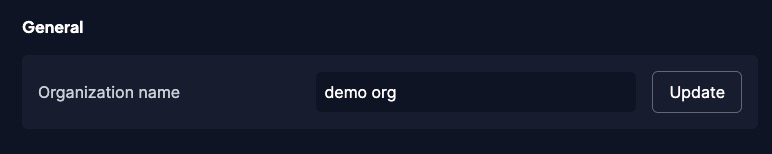 Update an organization name in Weaviate Cloud