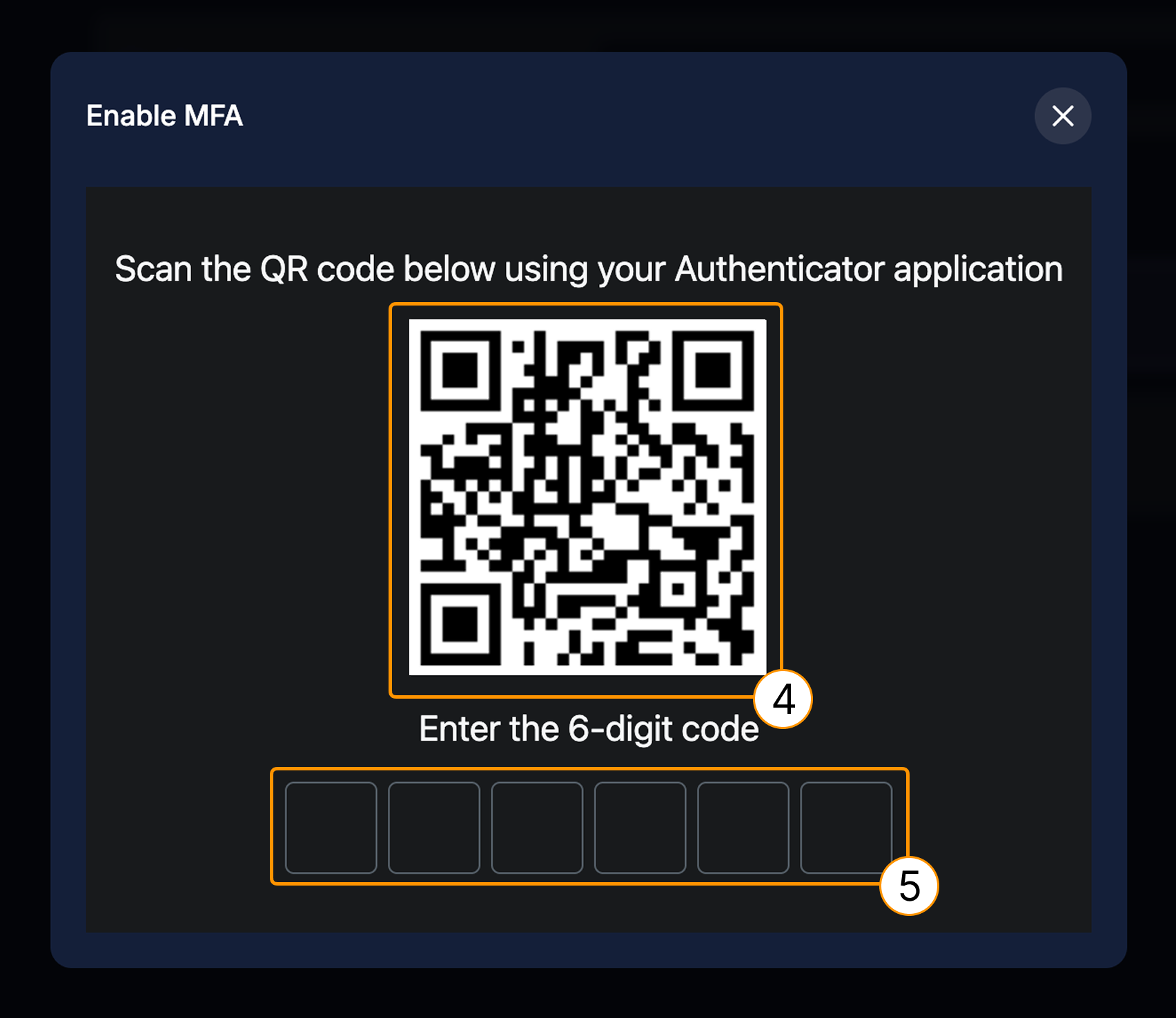 Enable MFA